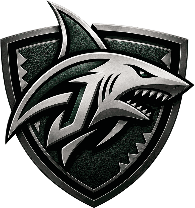 Coach Shark shield crest